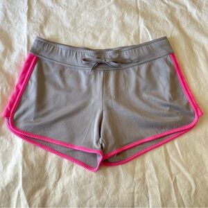 Gray and Pink Women's Shorts
